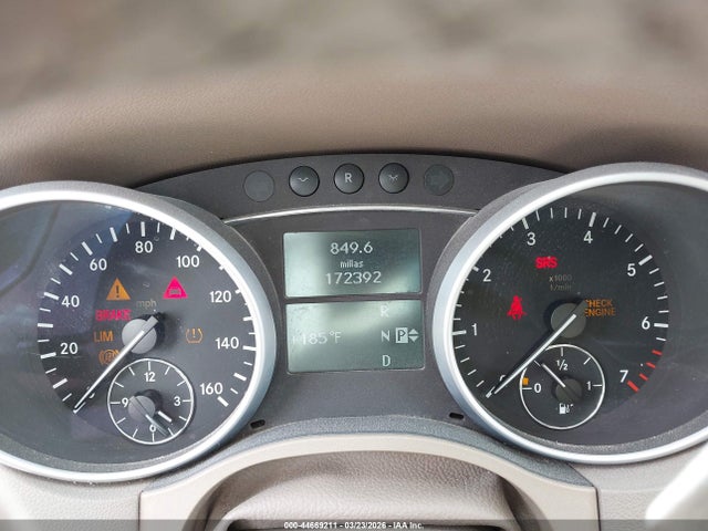 2011 Mercedes-benz Ml 350 4matic მანქანა იყიდება აუქციონზე, vin: 4JGBB8GB5BA706172, აუქციონის ნომერი: 44669211