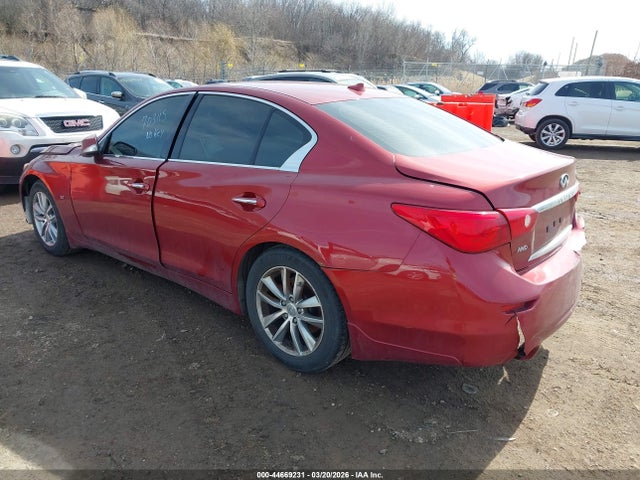 44669231 :رقم المزاد ، JN1BV7AR9EM703115 vin ، 2014 Infiniti Q50 Premium مزاد بيع