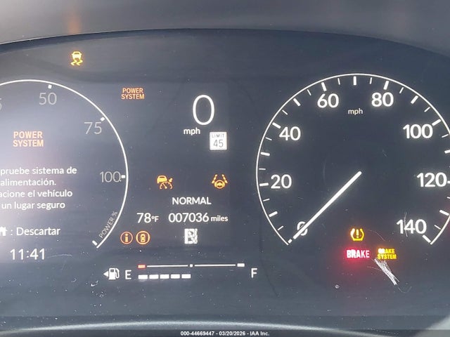 44669447 :رقم المزاد ، 2HGFE4F81TH330490 vin ، 2026 Honda Civic Hybrid Sport/sport Touring مزاد بيع