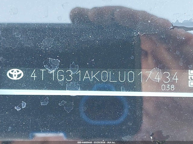 4T1G31AK0LU017434 Toyota Camry Se Hybrid