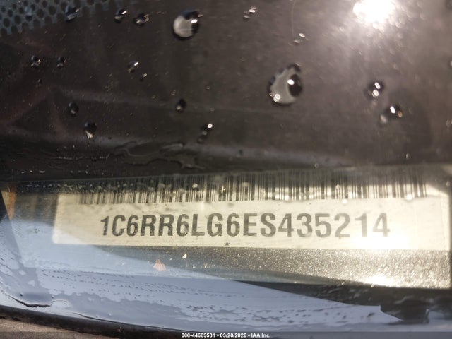 44669531 :رقم المزاد ، 1C6RR6LG6ES435214 vin ، 2014 Ram 1500 Lone Star مزاد بيع