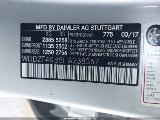 2017 MERCEDES-BENZ E 300 WDDZF4KB5HA238367 Photo 8