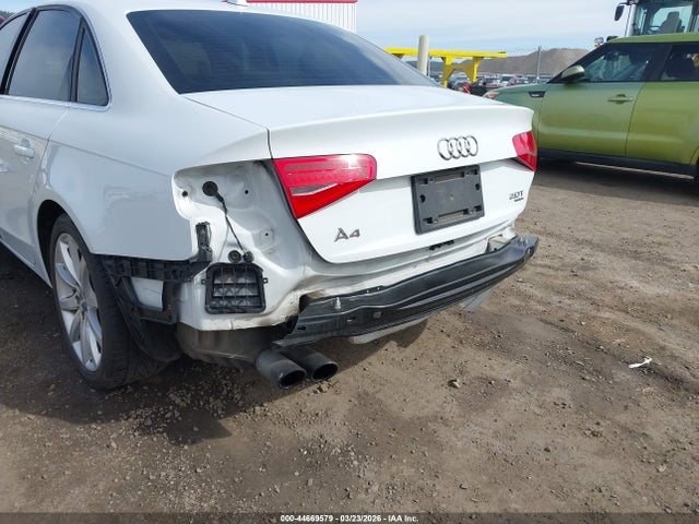 2013 Audi A4 2.0t Premium მანქანა იყიდება აუქციონზე, vin: WAUFFAFLXDN035876, აუქციონის ნომერი: 44669579