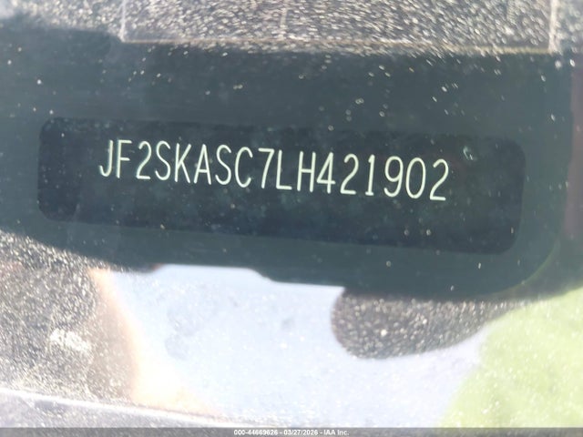 2020 Subaru Forester Limited მანქანა იყიდება აუქციონზე, vin: JF2SKASC7LH421902, აუქციონის ნომერი: 44669626