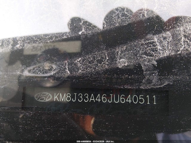 KM8J33A46JU640511 Hyundai TUCSON SEL