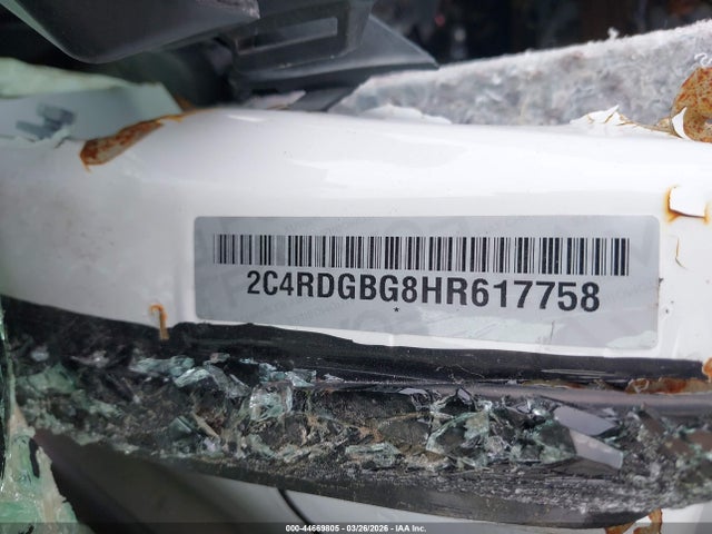 Aukcja sprzedaży 2017 Dodge Grand Caravan Se Plus, vin: 2C4RDGBG8HR617758, numer aukcji: 44669805
