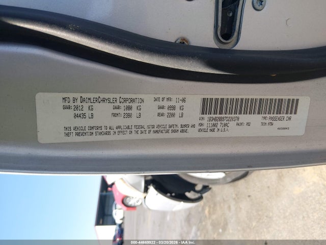 2007 DODGE CALIBER 1B3HB28B97D220370 Photo 8