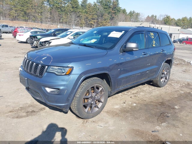 44669951 :رقم المزاد ، 1C4RJFBG3MC560245 vin ، 2021 Jeep Grand Cherokee 80th Anniversary 4x4 مزاد بيع