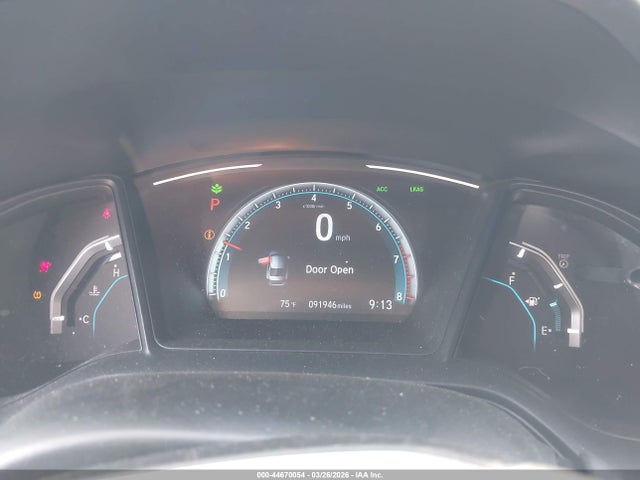 2019 Honda Civic Lx მანქანა იყიდება აუქციონზე, vin: 2HGFC2F62KH540975, აუქციონის ნომერი: 44670054