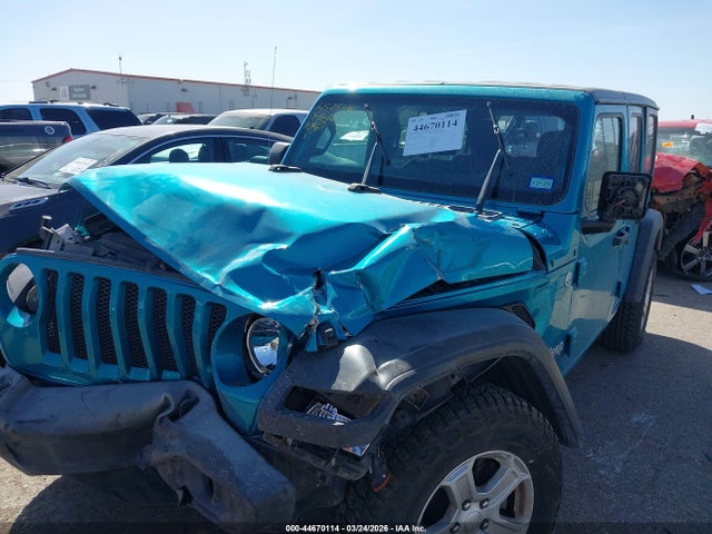 Продажа на аукционе авто 2020 Jeep Wrangler Unlimited Sport S 4x4, vin: 1C4HJXDN7LW155113, номер лота: 44670114