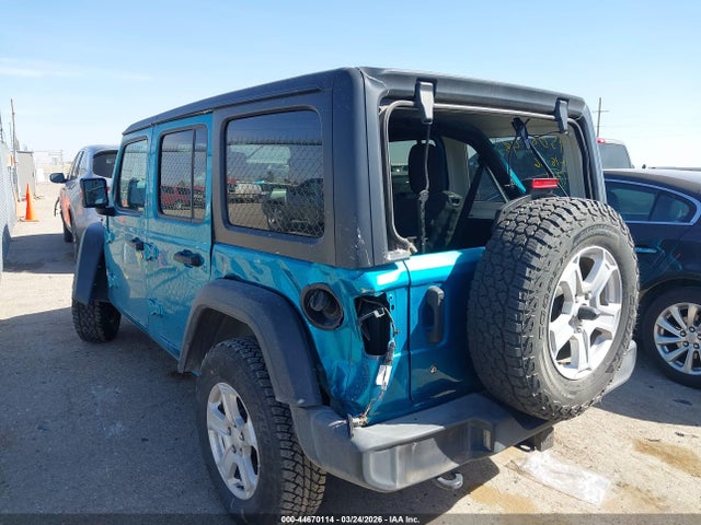 Продажа на аукционе авто 2020 Jeep Wrangler Unlimited Sport S 4x4, vin: 1C4HJXDN7LW155113, номер лота: 44670114