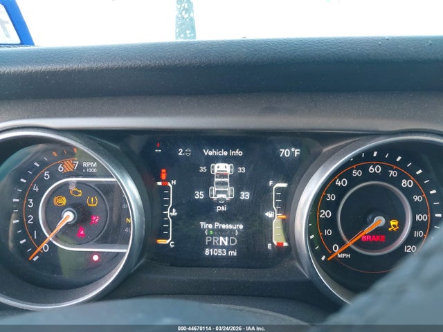 Продажа на аукционе авто 2020 Jeep Wrangler Unlimited Sport S 4x4, vin: 1C4HJXDN7LW155113, номер лота: 44670114
