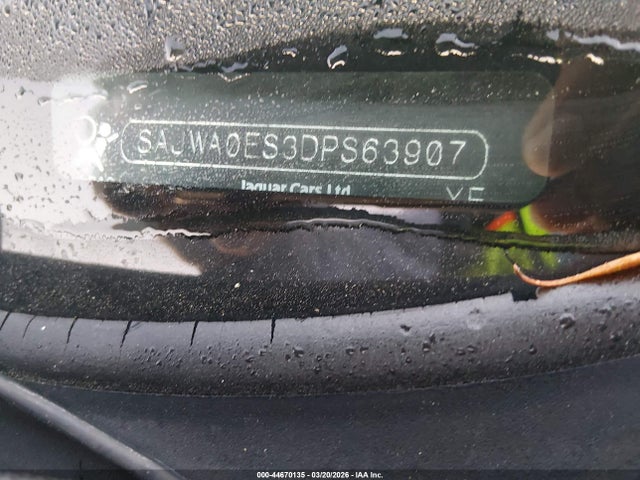 44670135 :رقم المزاد ، SAJWA0ES3DPS63907 vin ، 2013 Jaguar Xf I4 T مزاد بيع