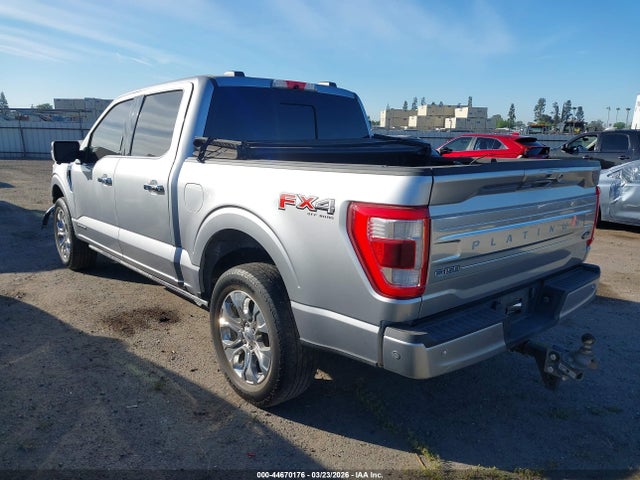 Продаж на аукціоні авто 2022 Ford F-150 Platinum, vin: 1FTFW1ED5NFB75309, номер лоту: 44670176