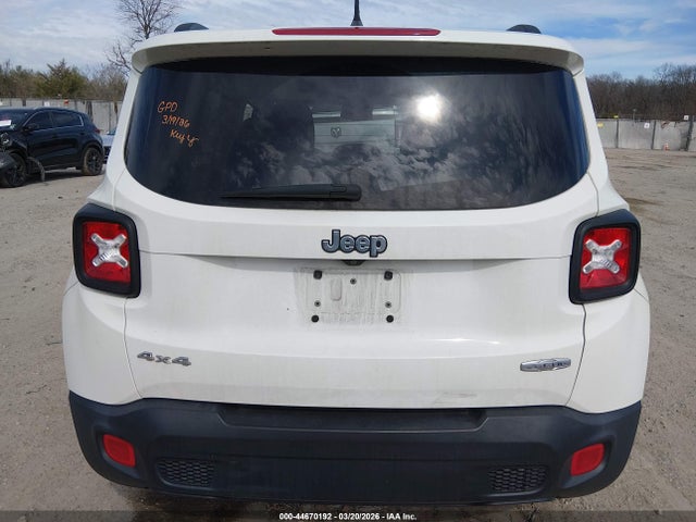 2017 Jeep Renegade Latitude 4x4 მანქანა იყიდება აუქციონზე, vin: ZACCJBBB6HPF50555, აუქციონის ნომერი: 44670192