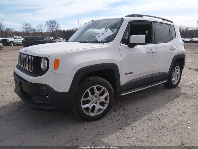 2017 Jeep Renegade Latitude 4x4 მანქანა იყიდება აუქციონზე, vin: ZACCJBBB6HPF50555, აუქციონის ნომერი: 44670192