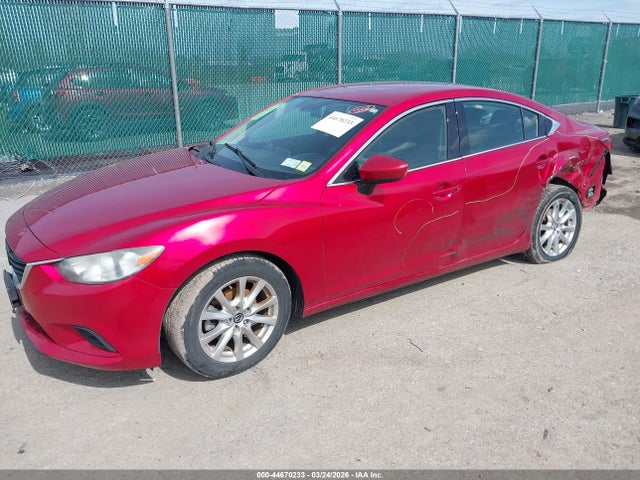 44670233 :رقم المزاد ، JM1GJ1U56G1460551 vin ، 2016 Mazda Mazda6 I Sport مزاد بيع