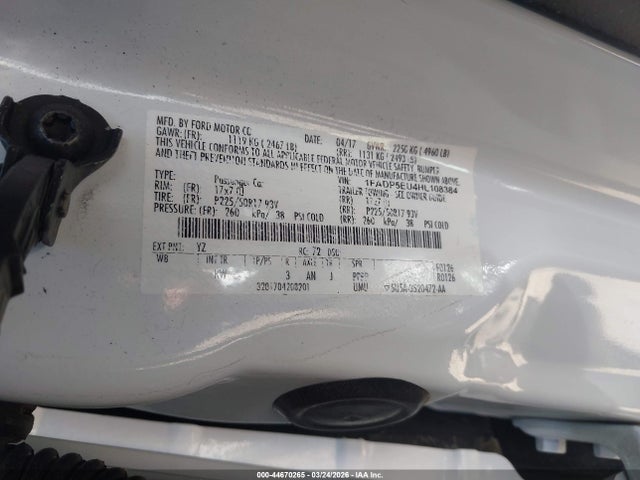 Ford C-max Energi Se 2017 1FADP5EU4HL108384 Image 9