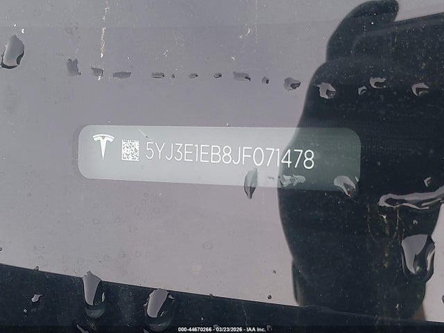 2018 TESLA MODEL 3 5YJ3E1EB8JF071478 Photo 8