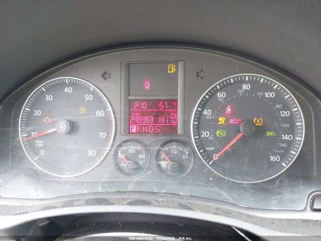 2009 Volkswagen Jetta Se მანქანა იყიდება აუქციონზე, vin: 3VWRM71K89M094561, აუქციონის ნომერი: 44670290