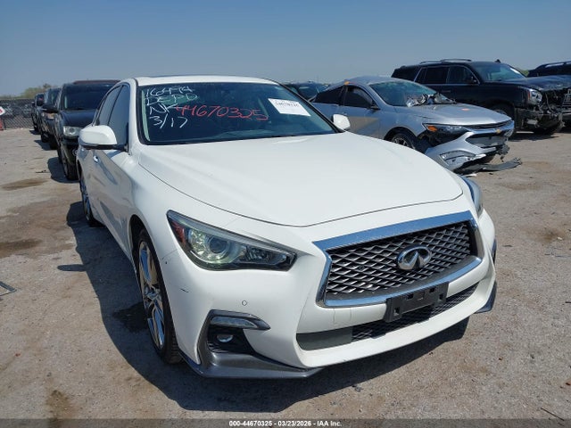 2019 Infiniti Q50 3.0t Signature Edition მანქანა იყიდება აუქციონზე, vin: JN1EV7AR1KM592178, აუქციონის ნომერი: 44670325