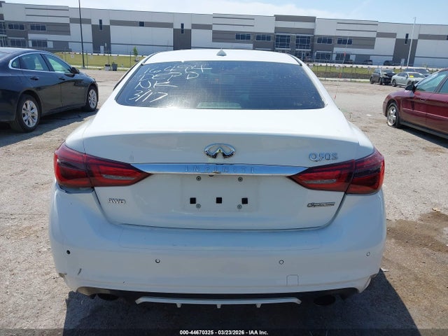 2019 Infiniti Q50 3.0t Signature Edition მანქანა იყიდება აუქციონზე, vin: JN1EV7AR1KM592178, აუქციონის ნომერი: 44670325