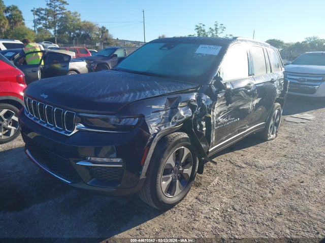 Aukcja sprzedaży 2022 Jeep Grand Cherokee 4xe Limited 4x4, vin: 1C4RJYB67N8758334, numer aukcji: 44670342