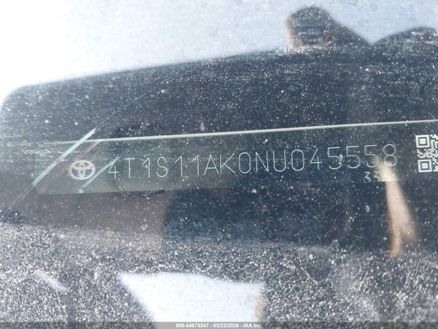 4T1S11AK0NU045558 Toyota CAMRY SE