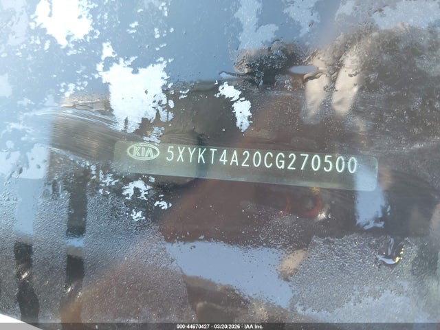 Aukcja sprzedaży 2012 Kia Sorento Lx V6, vin: 5XYKT4A20CG270500, numer aukcji: 44670427