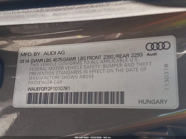 2015 AUDI A3 WAUEFGFF2F1010781 Photo 8