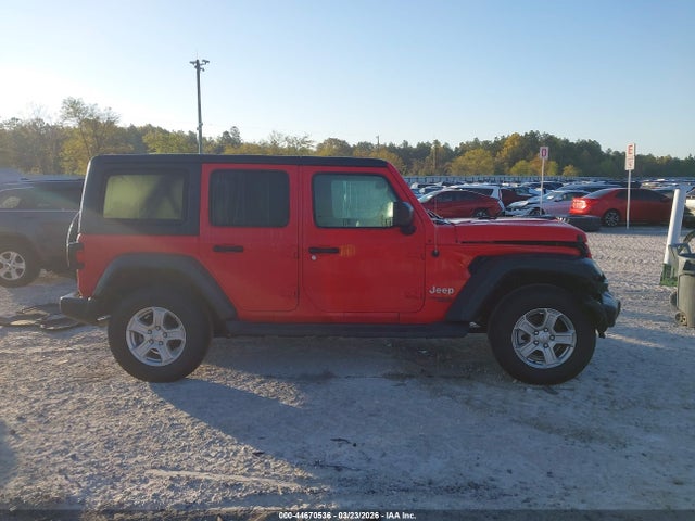 Aukcja sprzedaży 2020 Jeep Wrangler Unlimited Sport S 4x4, vin: 1C4HJXDN5LW160407, numer aukcji: 44670536