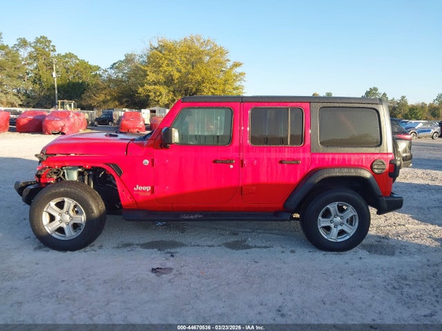 Aukcja sprzedaży 2020 Jeep Wrangler Unlimited Sport S 4x4, vin: 1C4HJXDN5LW160407, numer aukcji: 44670536