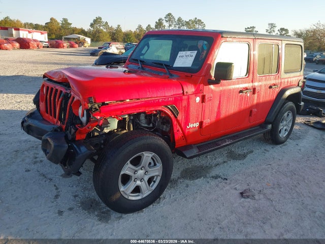 Aukcja sprzedaży 2020 Jeep Wrangler Unlimited Sport S 4x4, vin: 1C4HJXDN5LW160407, numer aukcji: 44670536
