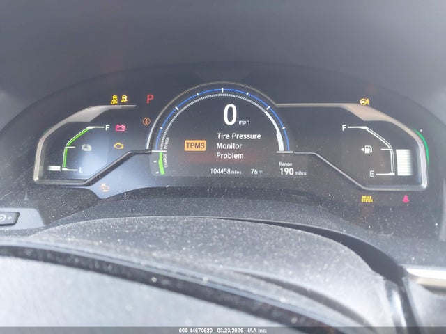 JHMZC5F19KC006617 Honda CLARITY PLUG-IN HYBRID