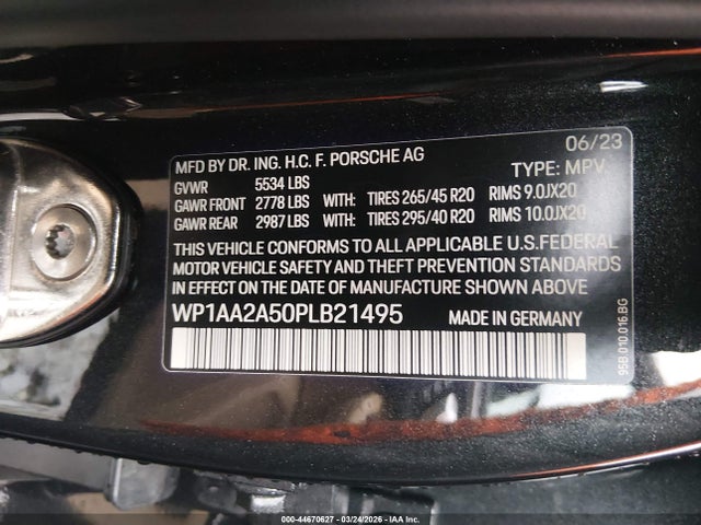 Porsche Macan T 2023 WP1AA2A50PLB21495 Image 9