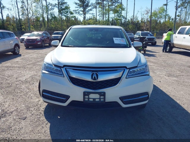 44670639 :رقم المزاد ، 5FRYD4H4XGB023625 vin ، 2016 Acura Mdx Technology   Acurawatch Plus Packages/technology Package مزاد بيع