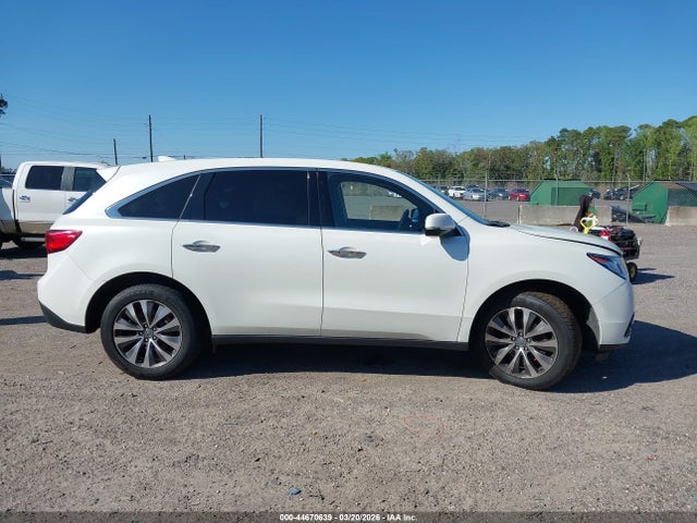 44670639 :رقم المزاد ، 5FRYD4H4XGB023625 vin ، 2016 Acura Mdx Technology   Acurawatch Plus Packages/technology Package مزاد بيع