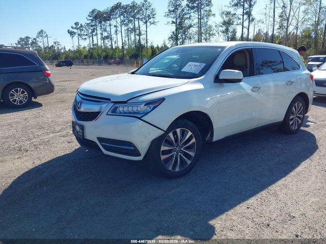 44670639 :رقم المزاد ، 5FRYD4H4XGB023625 vin ، 2016 Acura Mdx Technology   Acurawatch Plus Packages/technology Package مزاد بيع