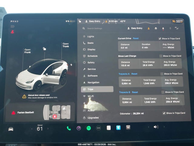 Продажа на аукционе авто 2023 Tesla Model 3 Rear-wheel Drive, vin: 5YJ3E1EA4PF411466, номер лота: 44670671