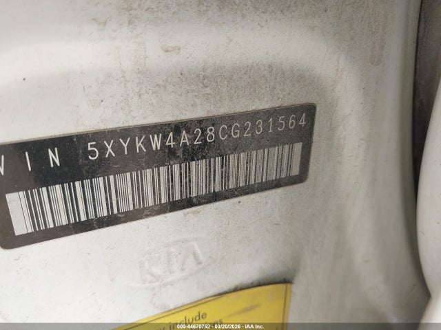 Продаж на аукціоні авто 2012 Kia Sorento Sx V6, vin: 5XYKW4A28CG231564, номер лоту: 44670752