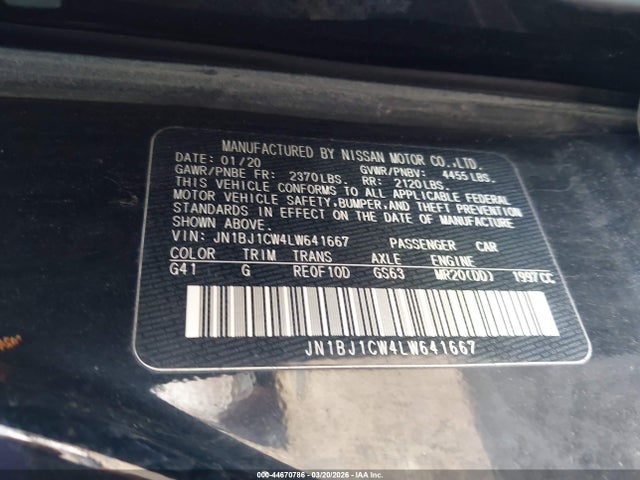 2020 NISSAN ROGUE SPORT JN1BJ1CW4LW641667 Photo 8