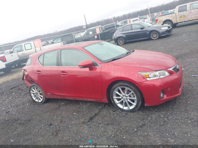 Продаж на аукціоні авто 2012 Lexus Ct 200h Premium, vin: JTHKD5BH0C2102225, номер лоту: 44670829