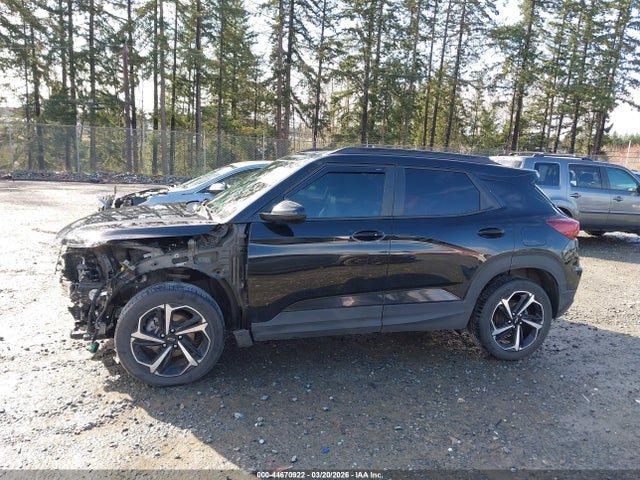Aukcja sprzedaży 2022 Chevrolet Trailblazer Fwd Rs, vin: KL79MTSL6NB033887, numer aukcji: 44670922