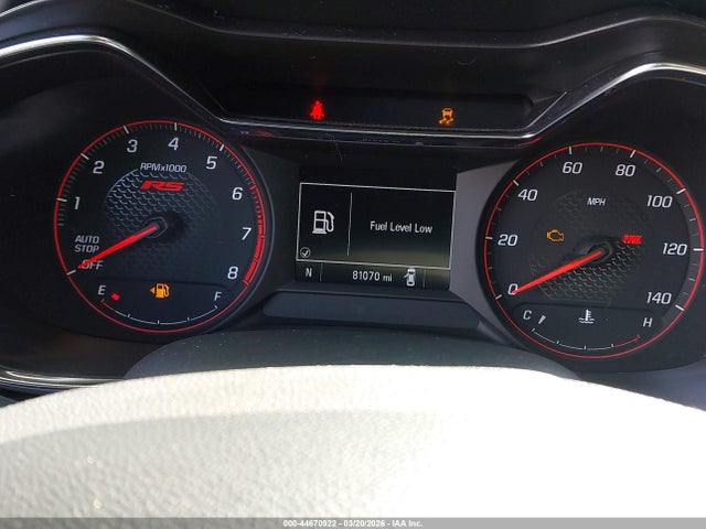 Aukcja sprzedaży 2022 Chevrolet Trailblazer Fwd Rs, vin: KL79MTSL6NB033887, numer aukcji: 44670922