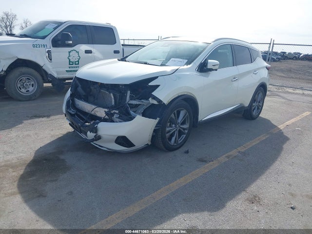 2021 Nissan Murano Platinum Intelligent Awd მანქანა იყიდება აუქციონზე, vin: 5N1AZ2DS2MC127768, აუქციონის ნომერი: 44671063