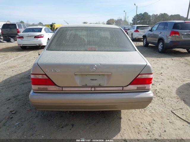 1999 Mercedes-benz S 320 მანქანა იყიდება აუქციონზე, vin: WDBGA33G3XA406430, აუქციონის ნომერი: 44671107