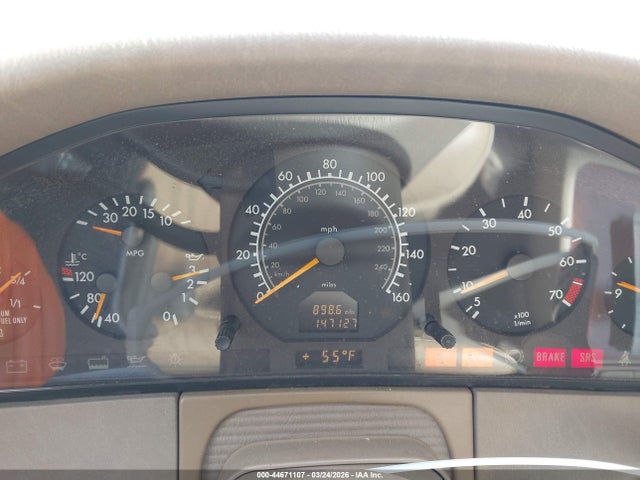 1999 Mercedes-benz S 320 მანქანა იყიდება აუქციონზე, vin: WDBGA33G3XA406430, აუქციონის ნომერი: 44671107