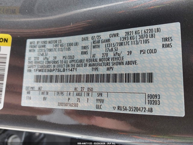 2025 FORD BRONCO 1FMEE9BP7SLB11471 Photo 8