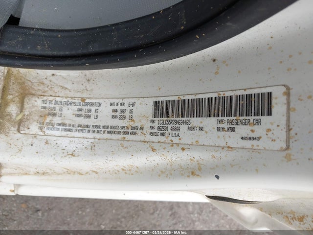Aukcja sprzedaży 2008 Chrysler Sebring Touring, vin: 1C3LC55R78N634465, numer aukcji: 44671207