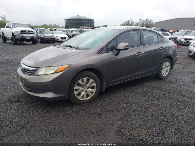 44671225 :رقم المزاد ، 19XFB2F57CE328661 vin ، 2012 Honda Civic Lx مزاد بيع